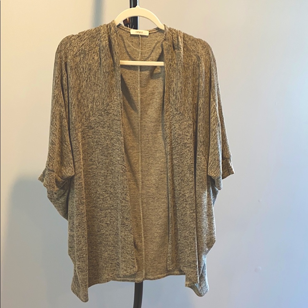 Draped Batwing Cardigan